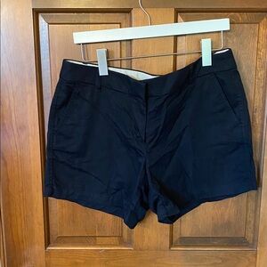 J. Crew Black and Cream Shorts